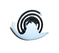 Support Spirale Anti-Moustiques Métal Spirale Escargot,Support de Bobine de Moustique, Mosquito Brûleur D'encens,pour L'intérieur ou L'extérieur Iron Coil Rack Insecte (Blanc)