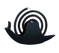 Support Spirale Anti-Moustiques Métal Spirale Escargot,Support de Bobine de Moustique, Mosquito Brûleur D'encens,pour L'intérieur ou L'extérieur Iron Coil Rack Insecte (Noir)