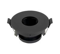 Support Spot Aluminium GU10 LED Rond Noir Orientable ø83 mm - SILAMP