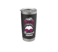 Support Squad Chignon de sensibilisation au myélome multiple Léopard Gobelet isotherme en acier inoxydable double paroi