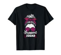 Support Squad Chignon de Sensibilisation au myélome Multiple Léopard T-Shirt Graphique avec Valeur