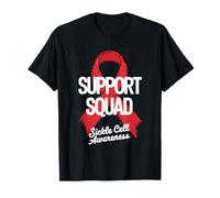 Support Squad - Ruban rouge amusant pour sensibilisation à la drépanocytose T-Shirt