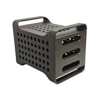 Support SSD pour Samsung T7, Étui De Rangement avec Couvercle Coulissant, Grilles De Refroidissement Et Emplacement pour Câble Type-C (Three Slots)