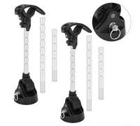 Support stabilisateur conçu pour Minn For Kota pour arbres de moteur à la traîne avec support réglable de coupe et sept réglages d'angle pour différentes positions de montage