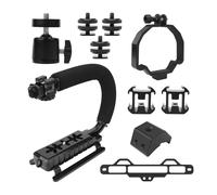 Support stabilisateur portable pour DJI Mavic 4 Pro, poignée de photographie en forme de U avec support de télécommande et trous de vis de 6,35 mm, kit de prise de vue ergonomique pour accessoires de
