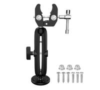 Support stabilisateur pour moteur électrique en aluminium - Collier de serrage, support anti-vibrations | Système de bras stabilisateur réglable à 360 degrés, fixation robuste pour bateau avec prise e