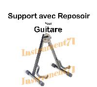 Support Stand de Sol en " A " Guitares avec Reposoir