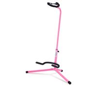 Support Stand Pied Guitare Basse Universel Electrique Acoustique Réglable Rose