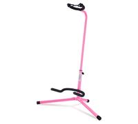 Support Stand Pied Guitare Basse Universel Electrique Acoustique Réglable Rose
