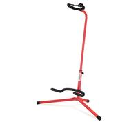Support Stand Pied Guitare Basse Universel Electrique Acoustique Réglable Rouge