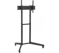 Support standard pour écran TV, mobile - réglable en hauteur et inclinable - 166 cm de hauteur