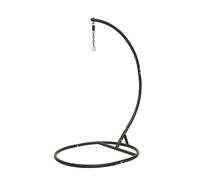 Support standard pour fauteuil suspendu à œuf 105 x 186 cm noir