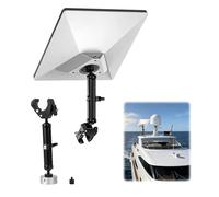 Support Starlink Gen 3 Ajustable a 360 Degres Kit De Montage Mural Et Poteau avec Adaptateur De Tuyau pour Antenne Satellite Internet Starlink Mini Et Standard V3 Accessoires Complets