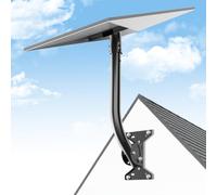 Support Starlink Gen 3 V3 Dishy Support Mural/Toit Tube support Réglable à 360° Kit de Montage Starlink V3 avec Adaptateur de de poteau pour Le Kit Internet Satellite Gen3 fixation starlink