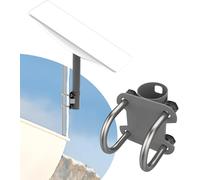 Support Starlink pour antenne réglable en forme de U pour camping-car, accessoire Starlink extérieur avec adaptateur pour toit, yacht, balcon
