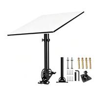 Support Starlink Standard 4/4X,Pour Starlink Internet Satellite Kit Complet | Pour Starlink Gen 4/V4,Entreprise,Aluminium Adaptateur Inclus, réglable à 360°, Anti-Tempête,Inoxydable, Idéal Toit, Façade
