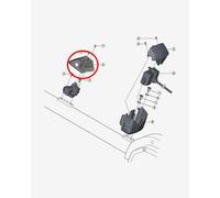 Support supérieur Shimano STEPS pour batterie E-6010