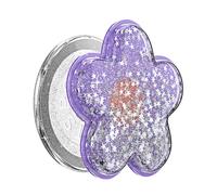 Support Smartphone PopGrip Premium MagSafe Effet Pailleté Étoile PopSockets Lavande