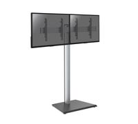 Pied TV Kimex Support sur pied 2 écrans TV 43" - 49