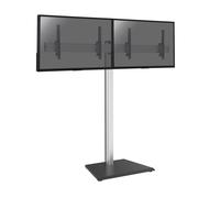 Support sur pied pour 2 écrans TV 50'' - 55'' - Hauteur 175cm - A poser - Inclin