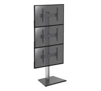 Pied TV Kimex Support de Sol pour 3 écrans TV 40"-65",