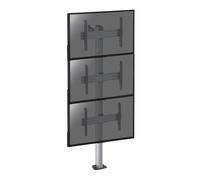 Support sur pied pour 3 écrans TV 40''-65'' - Hauteur 240cm - A visser