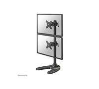 Support de bureau pour 2 écrans plats NEWSTAR FPMA-D700DDV - Inclinable, pivotant et rotatif - Noir