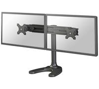 NEWSTAR FPMA-D700DD Support pour ordinateur de bureau, œillet - Pied pour 2 écrans LCD - Taille d'écran : 19""-30"" - Noir