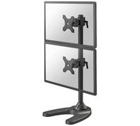 Support de bureau pour 2 écrans plats NEWSTAR FPMA-D700DDV - Inclinable, pivotant et rotatif - Noir