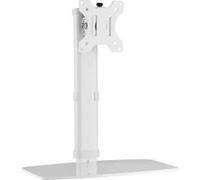 Techly ICA-LCD 260 27" Panneau Plat pour Montage de Bureau 6 kg, 43,2 cm (17"), 68,6 cm (27"), 100 x 100 mm, Hauteur réglable, Blanc