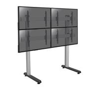 Support sur pieds mur d'images pour 4 écrans TV 45''-55'' - Hauteur 175cm - A po