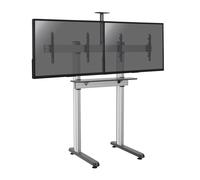 Support sur pieds visioconférence pour 2 écrans TV 45''-55'' - A poser