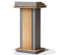Support sur podium avec cloison, lutrin polyvalent pour églises, bureaux, écoles et auditoriumsIdéal pour l'enseignement des discours et les présentations