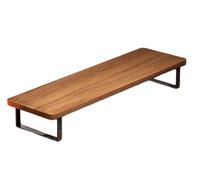 Support surélevé pour écran d'ordinateur avec étagère de Rangement, Support antidérapant pour écran d'ordinateur Portable avec Rangement intégré pour la Maison et Le Bureau(60x20x9cm)