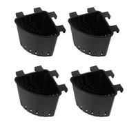 Support Suspendu pour Plantes D’Aquarium Coin, 4 Pièces | Aquascaping et Plantes Aquatiques, Crochet Intégré, Trous de Drainage Bien Placés, Maintien Sûr