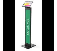 Support Tablette Compulocks 140BUCLGVWMB Noir, Fixation VESA 100x100mm, Écran Max 13", Charge Max 0.9kg, Gestion Câbles, Compatibilité étendue iPad, Galaxy Tab, Surface