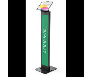 Support Tablette Compulocks 140BUCLGVWMB Noir, Fixation VESA 100x100mm, Écran Max 13", Charge Max 0.9kg, Gestion Câbles, Compatibilité étendue iPad, Galaxy Tab, Surface