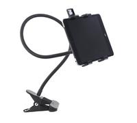 Support tablette flexible - NINTENDO - Bras flexible 80 cm - Pince métal extra forte - Mousse de protection