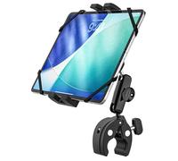 Support Tablette Moto Vélo Bateau Poussette, Support iPad Guidon Barre Tube | Bras en Aluminium Réglable, pour Tablettes et Téléphones de 4-13", iPad Pro, Air, Mini, Galaxy Tab, Fire, iPhone
