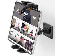 Support Tablette Mural, Tendak Support Mural pour Tablette avec Base en Métal Robuste, Support Tablettes Compatible avec Tablettes, iPad, Téléphone Portable de 4,7 à 12,9"