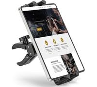 Support Tablette Pour Vélo D'appartement(4.7¿-13""), Réglable À 360° Gymnastique Microphone Tapis De Course Porte Tablette, Support Tablette Pour Vélo Spin, Support Pour Ipad Pro, Ipad Mini