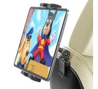 Support Tablette Tesla Model 3/Y - Fixation sur Siège Arrière pour Enfants | Support Tablette Appui Tete Tesla avec Rotatif à 360°, pour iPad, Tablettes et Téléphones, Galaxy, Fold, de 4 à 13 Pouces
