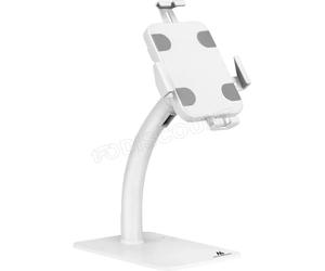 Support tablette universel sur pied Maclean MC-468 avec antivol (Blanc)