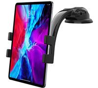 Support Tablette Voiture Tableau de Bord, Porte Tablette Ventouse Voiture | avec Bras Réglable, pour iPad Pro 12.9 10.5 9.7 Air Mini, Samsung Galaxy Tab, Kindle Fire HD, iPhone Series 4-13"