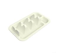 Support Taco Silicone Stable Antidérapant avec Séparateurs | Résistant à pour la chaleur jusqu'à 230°C Passage lave-vaisselle Léger à suspendre pour gain de place Rangement