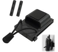 Support Talkie-Walkie Avec Clip De Ceinture, Compatible Avec Ceintures Tactiques Et Accessoires Ken-Wood, Bao-Feng, I-Com, Mid-Land Etc, Noir, 25-58Mm[X1495]