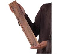 Support Tasses Thé pour bois Noyer 40cm Séchage Rapide Support | pour bois de noyer massif, séchage rapide, fentes drainantes, 40cm de long, style chinois authentique