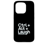 Support Technique « Ctrl+Alt+Rire » Humour Support Informatique Coque pour iPhone 15 Pro