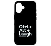 Support Technique « Ctrl+Alt+Rire » Humour Support Informatique Coque pour iPhone 16