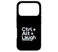 Support Technique « Ctrl+Alt+Rire » Humour Support Informatique Coque pour iPhone 17 Pro